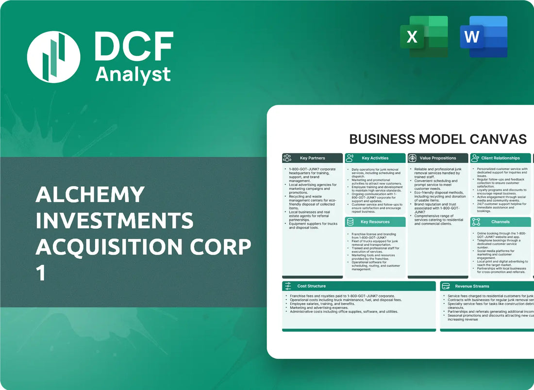 (ALCY) Alchemy Investments Acquisition Corp 1 Business Model Canvas Research