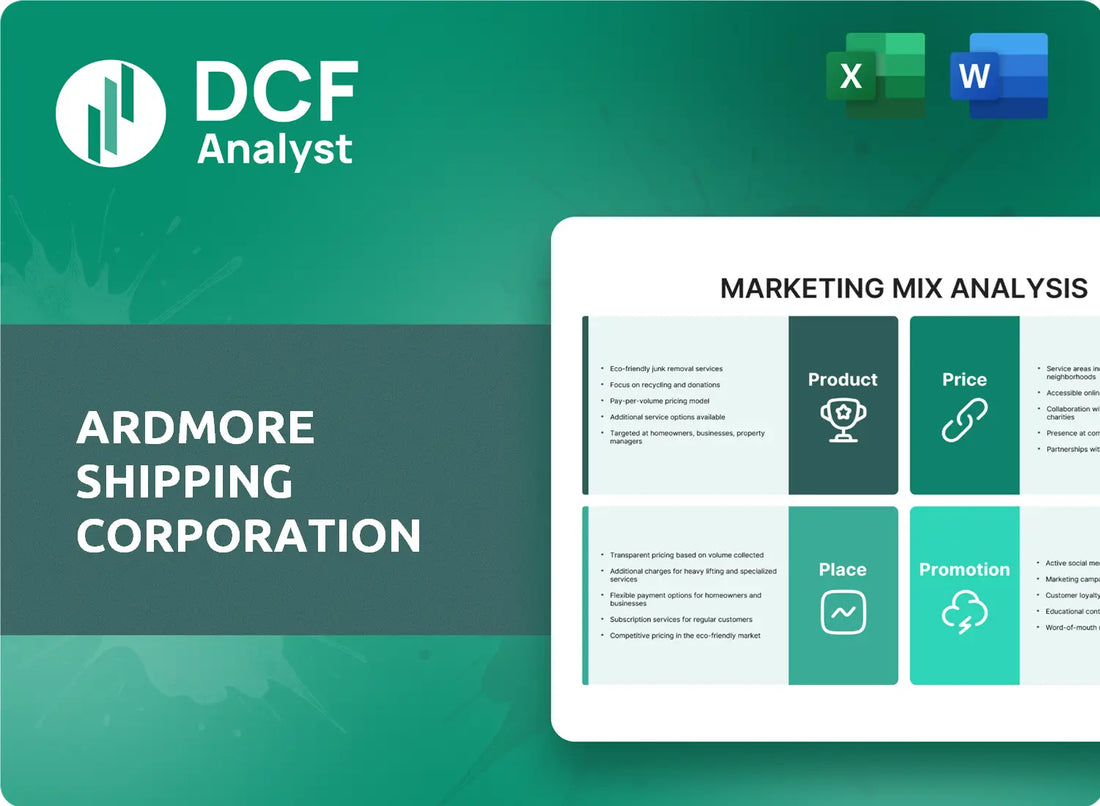 (ASC) Ardmore Shipping Corporation Marketing Mix Research