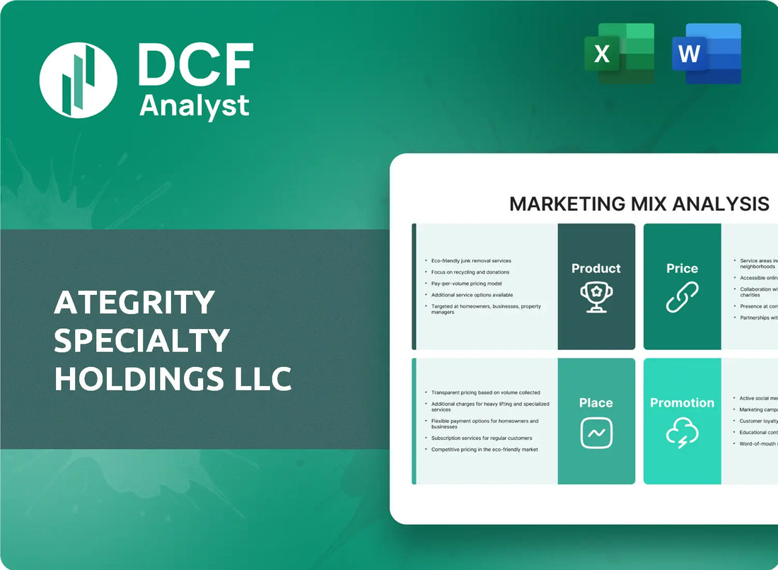(ASIC) Ategrity Specialty Holdings LLC Marketing Mix Research