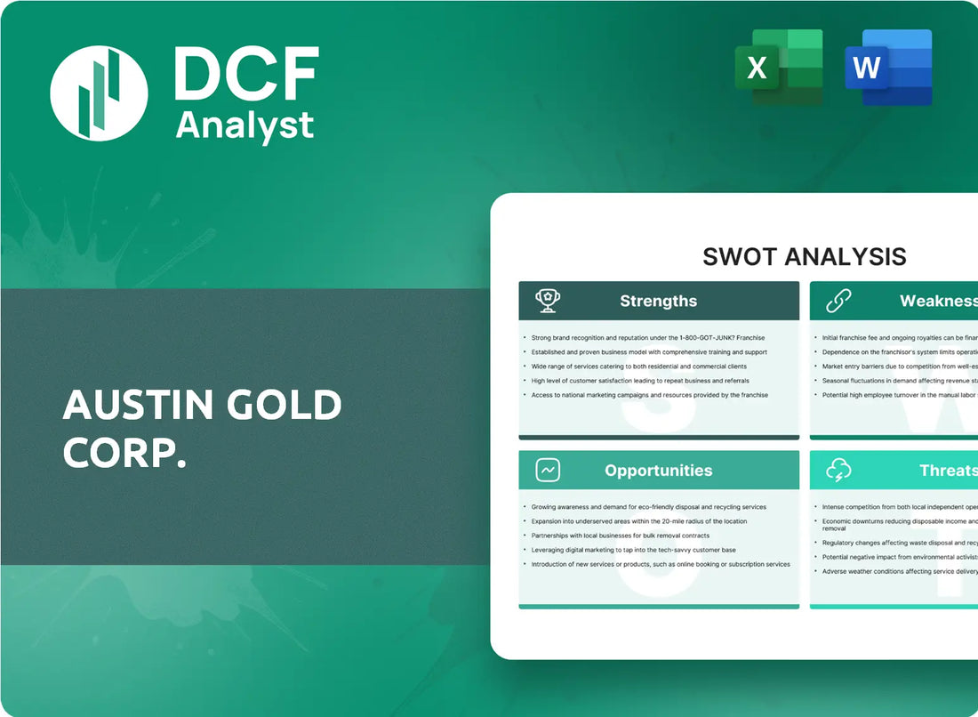 (AUST) Austin Gold Corp. SWOT Analysis Research