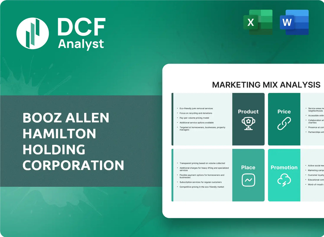 (BAH) Booz Allen Hamilton Holding Corporation Marketing Mix Research