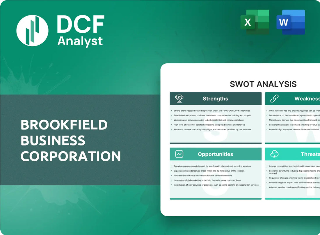 (BBUC) Brookfield Business Corporation SWOT Analysis Research
