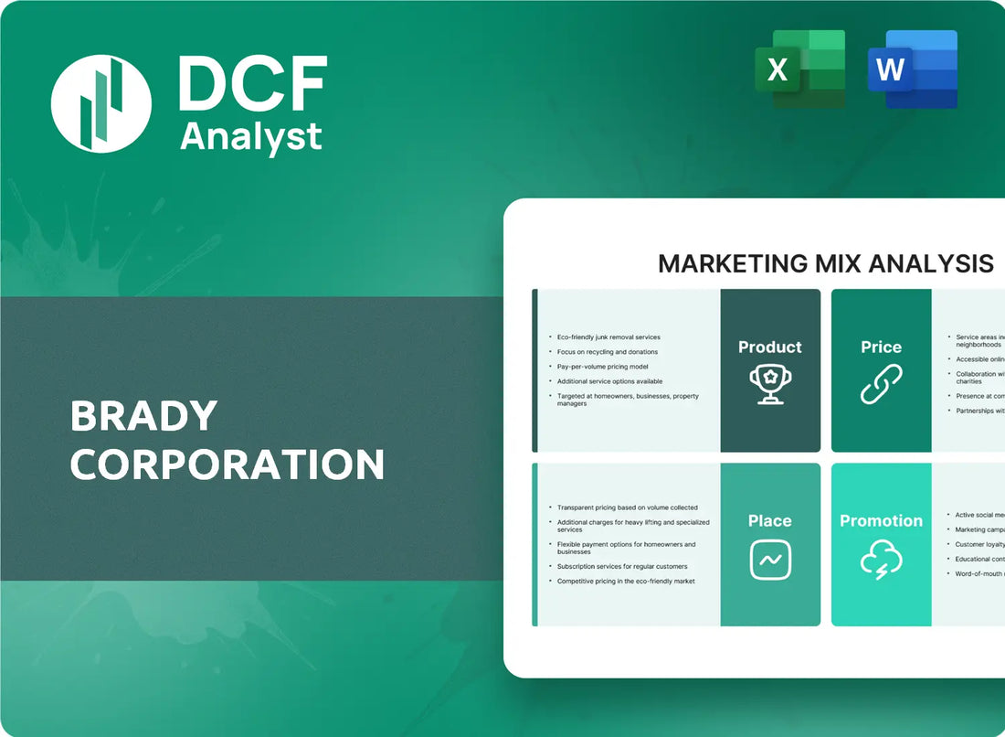 (BRC) Brady Corporation Marketing Mix Research