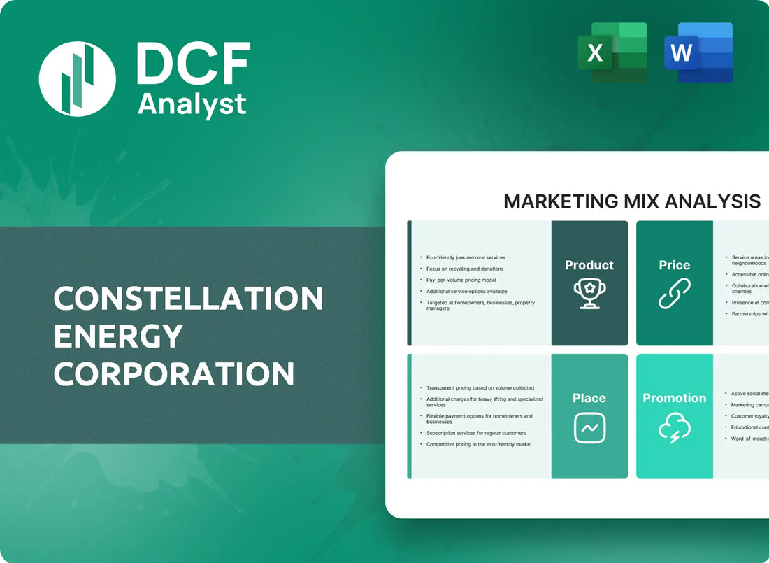 (CEG) Constellation Energy Corporation Marketing Mix Research