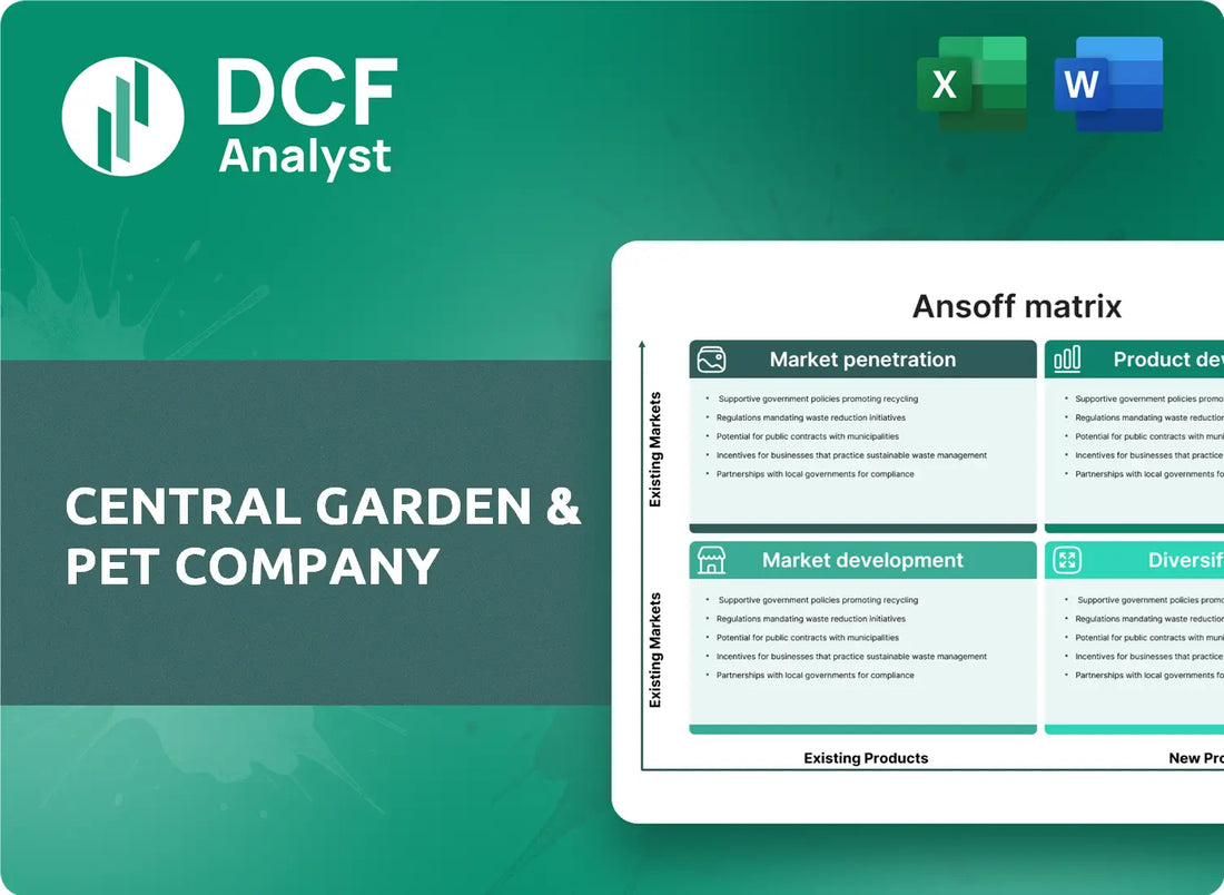 (CENT) Central Garden & Pet Company ANSOFF Analysis Research