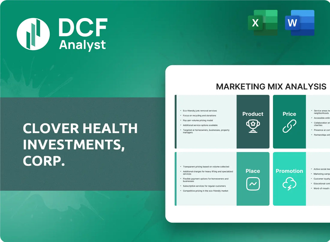 (CLOV) Clover Health Investments, Corp. Marketing Mix Research
