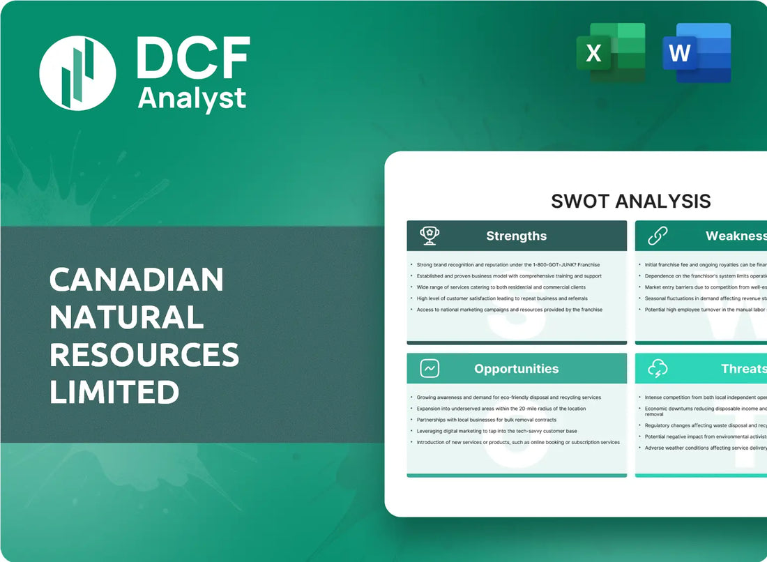 (CNQ) Canadian Natural Resources Limited SWOT Analysis Research