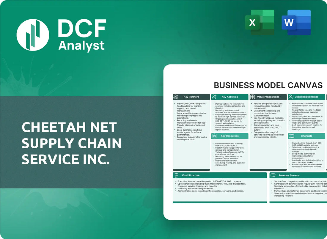 (CTNT) Cheetah Net Supply Chain Service Inc. Business Model Canvas Research