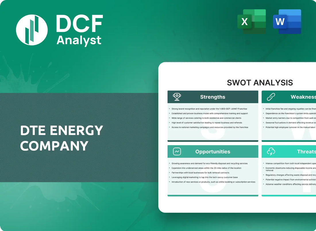 (DTE) DTE Energy Company SWOT Analysis Research