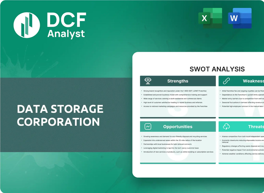 (DTST) Data Storage Corporation SWOT Analysis Research