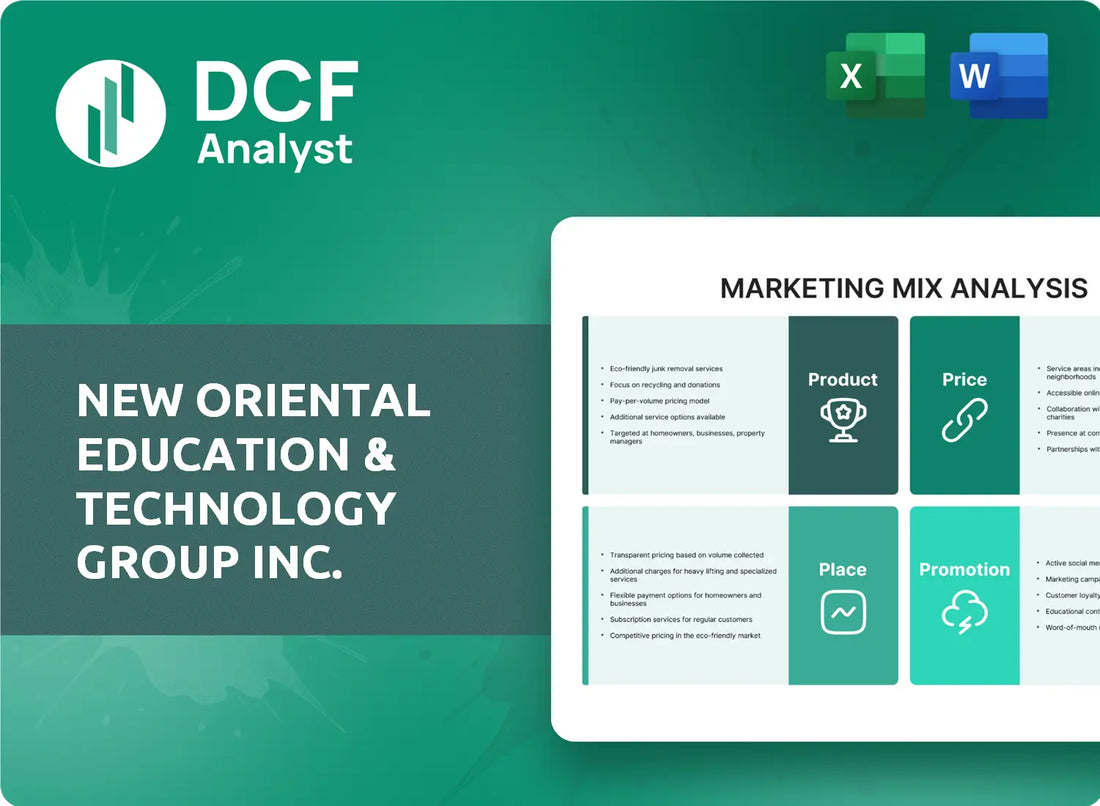 (EDU) New Oriental Education & Technology Group Inc. Marketing Mix Research