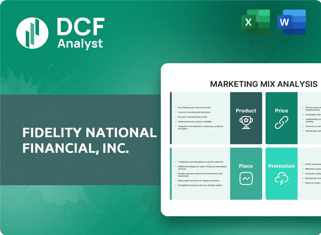 (FNF) Fidelity National Financial, Inc. Marketing Mix Research