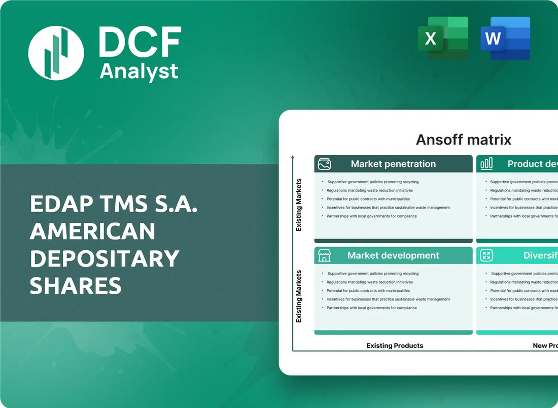 (FOCL) EDAP TMS S.A. American Depositary Shares ANSOFF Analysis Research