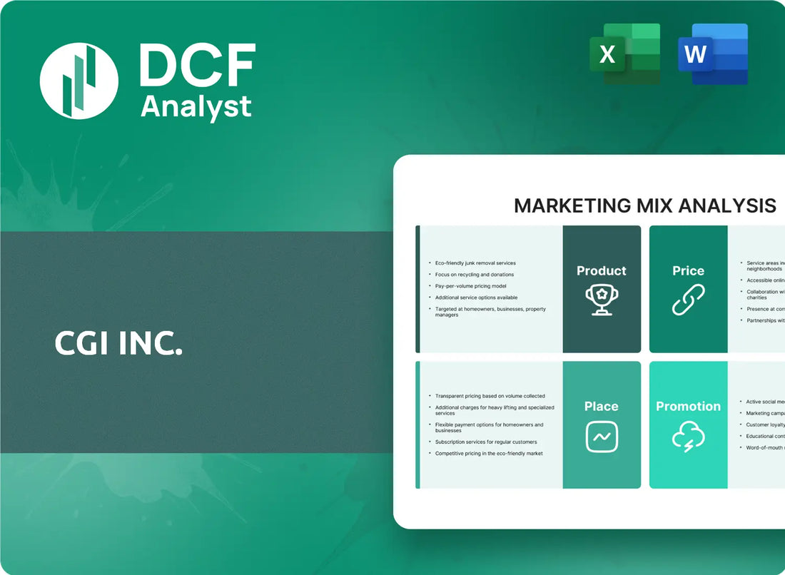 (GIB) CGI Inc. Marketing Mix Research