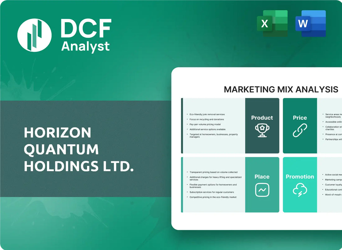 (HQ) Horizon Quantum Holdings Ltd. Marketing Mix Research