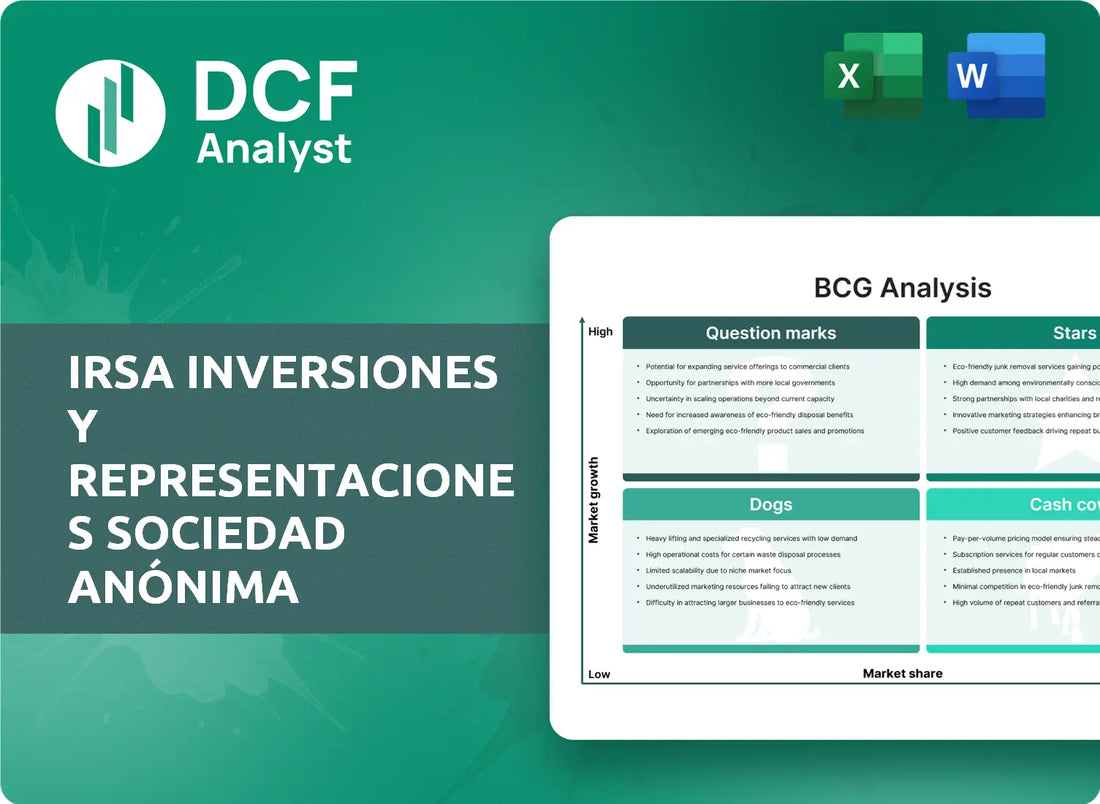 (IRS) IRSA Inversiones y Representaciones Sociedad Anónima BCG Matrix Research