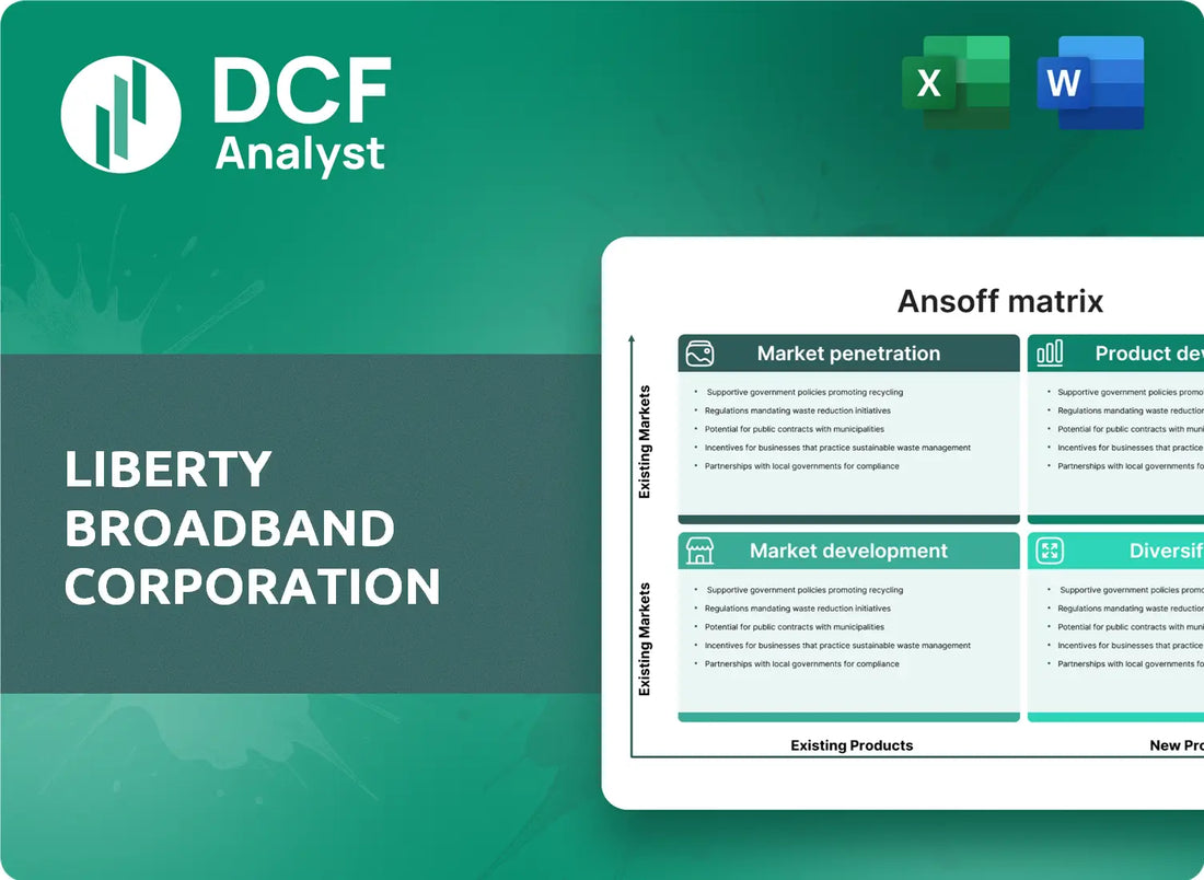 (LBRDA) Liberty Broadband Corporation ANSOFF Analysis Research
