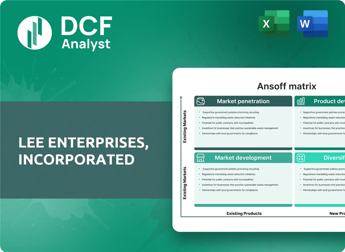 (LEE) Lee Enterprises, Incorporated ANSOFF Analysis Research