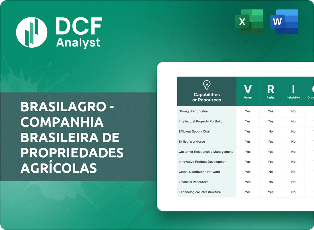 (LND) BrasilAgro - Companhia Brasileira de Propriedades Agrícolas VRIO Analysis Research