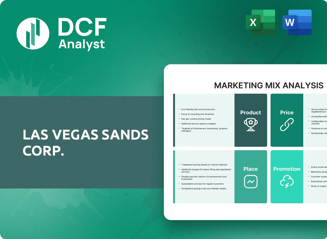 (LVS) Las Vegas Sands Corp. Marketing Mix Research