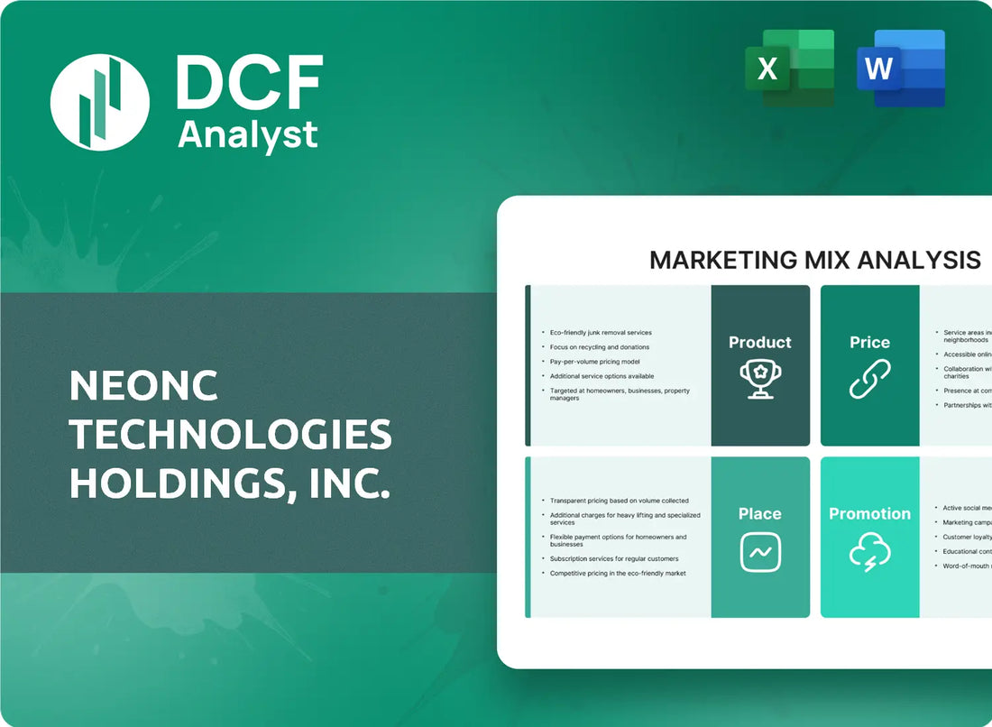 (NTHI) Neonc Technologies Holdings, Inc. Marketing Mix Research