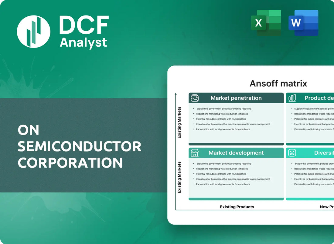 (ON) ON Semiconductor Corporation ANSOFF Analysis Research