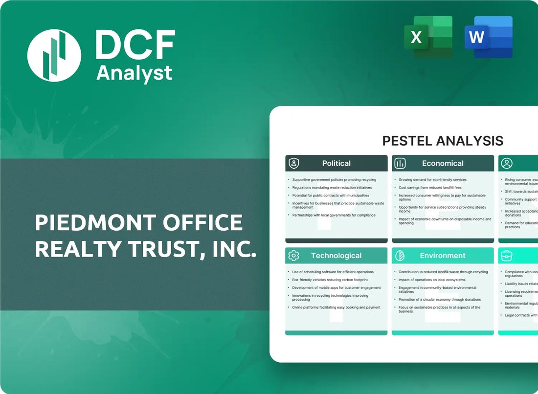 (PDM) Piedmont Office Realty Trust, Inc. PESTLE Analysis Research