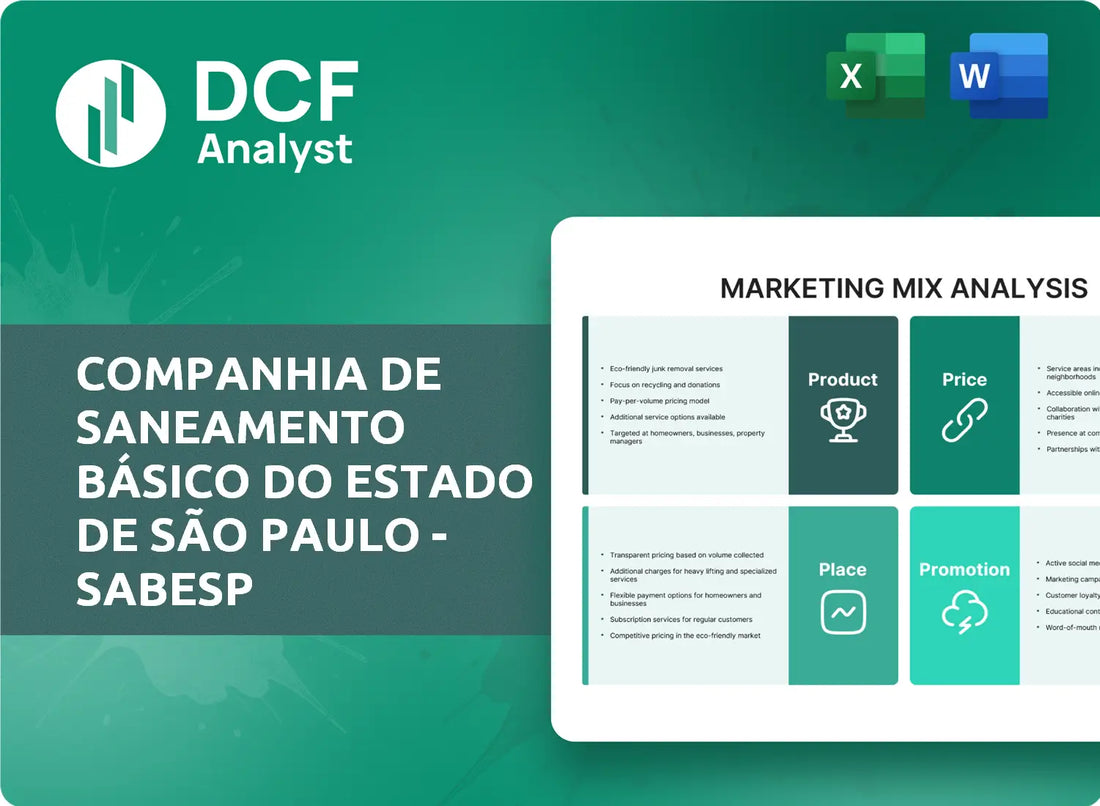 (SBS) Companhia de Saneamento Básico do Estado de São Paulo - SABESP Marketing Mix Research