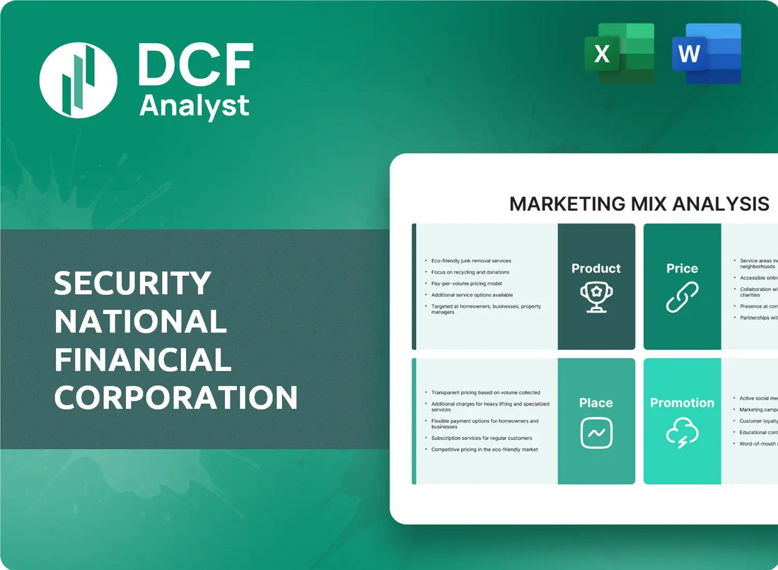 (SNFCA) Security National Financial Corporation Marketing Mix Research