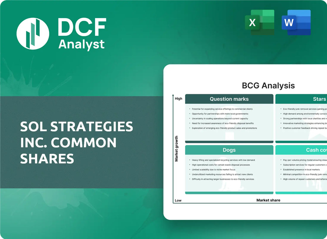 (STKE) Sol Strategies Inc. Common Shares BCG Matrix Research