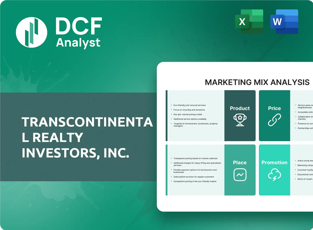 (TCI) Transcontinental Realty Investors, Inc. Marketing Mix Research