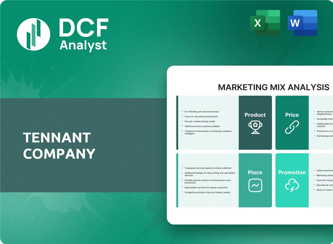(TNC) Tennant Company Marketing Mix Research