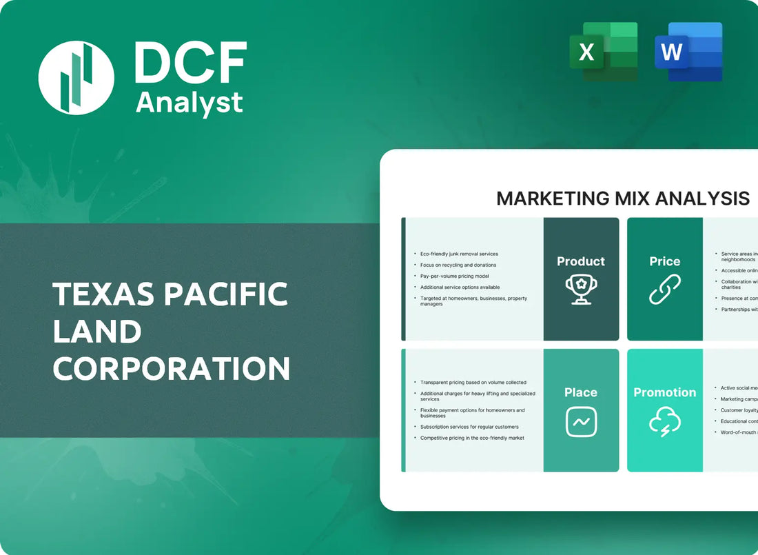 (TPL) Texas Pacific Land Corporation Marketing Mix Research