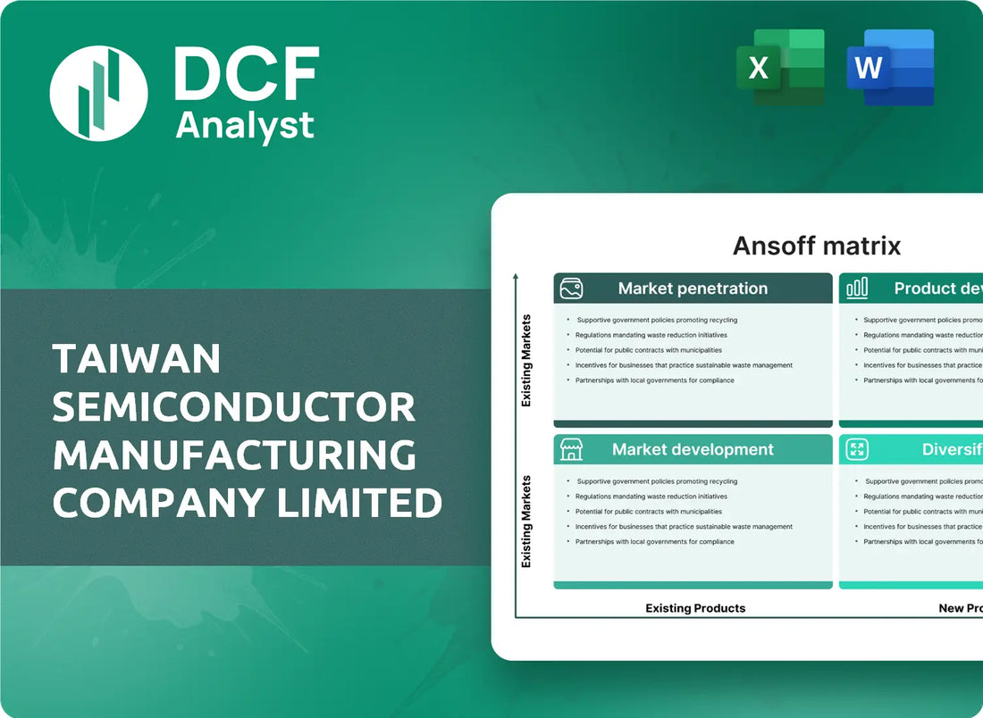 (TSM) Taiwan Semiconductor Manufacturing Company Limited ANSOFF Analysis Research