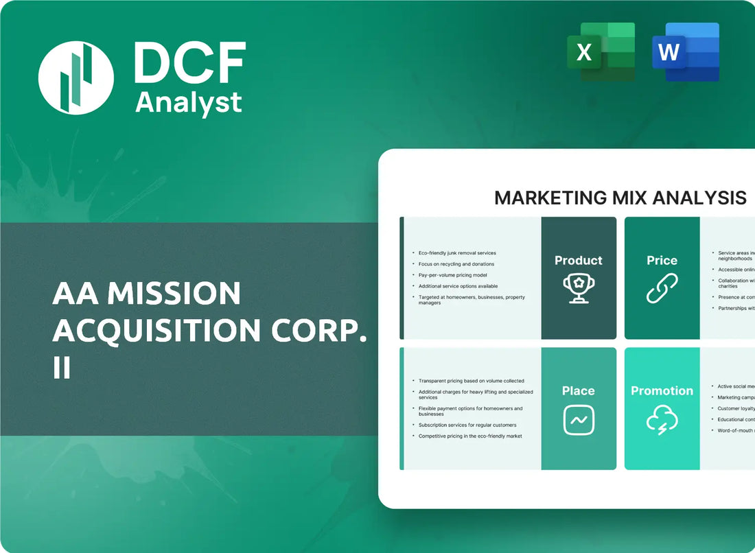 (YCY) AA Mission Acquisition Corp. II Marketing Mix Research